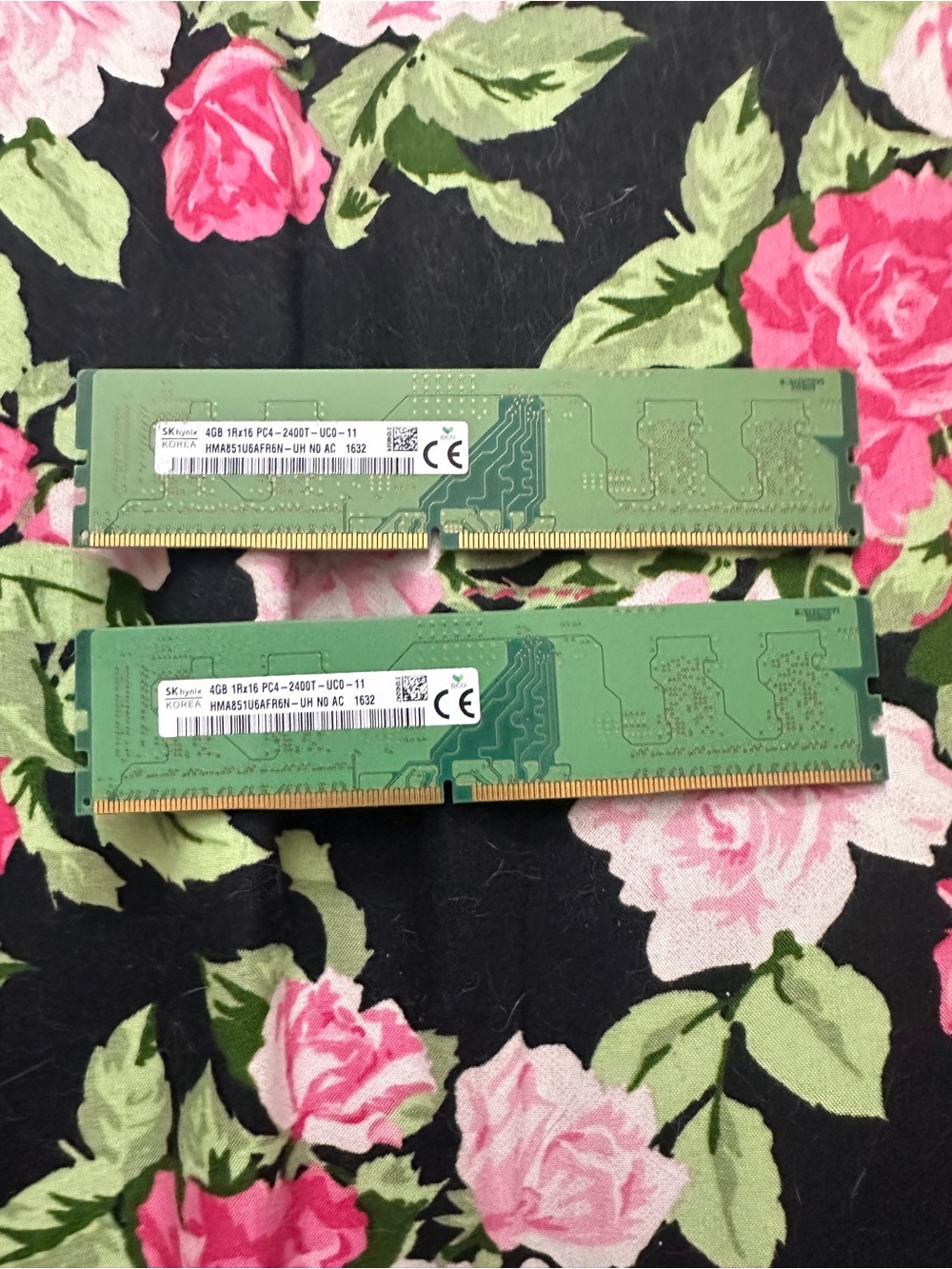 Unbranded Green DDR RAM Module Pair - Desktop Memory - Picture 3 of 3